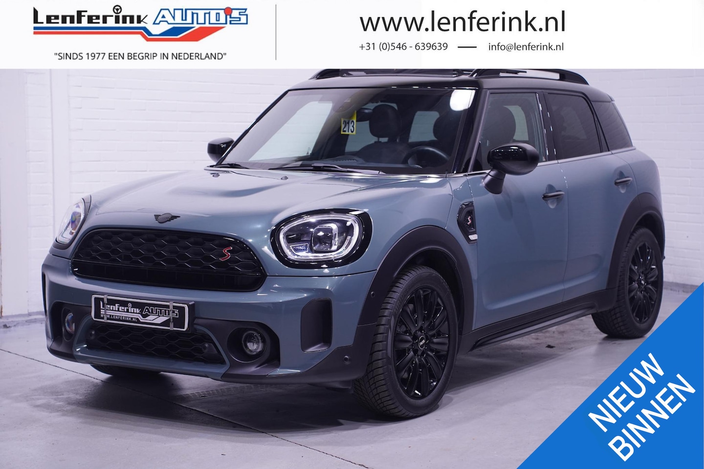 MINI Countryman - Mini 2.0 Cooper S Chili john-cooper works pack leder sportstoelen pano-dak drivers-assist - AutoWereld.nl