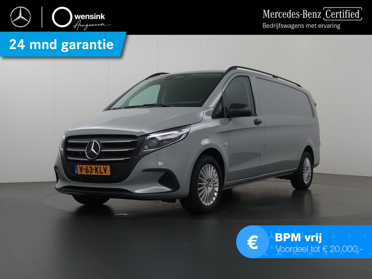 Mercedes-Benz Vito - 119 CDI | XL L3 | Pro | Parkeercamera | Dodehoek detectie | Trekhaak 2500 Kg | 3-zits | LE - AutoWereld.nl