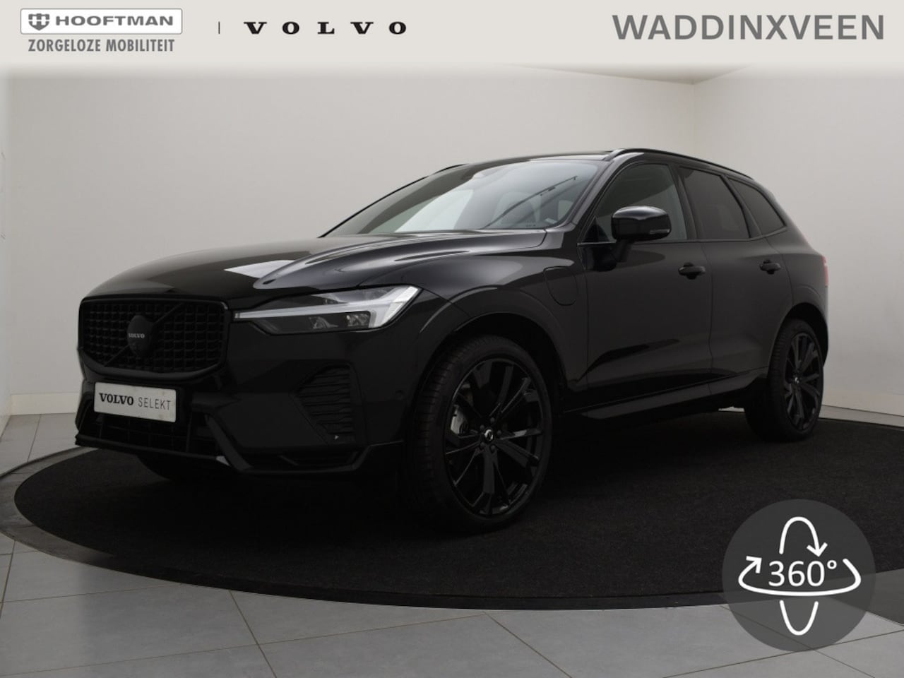 Volvo XC60 - T6 PLUG-IN HYBRID LONG RANGE BLACK EDITION 360GR CAM 21INCH - AutoWereld.nl