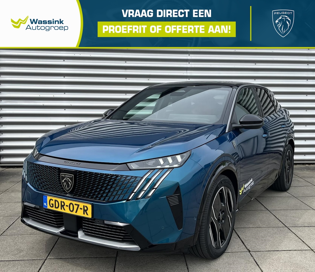 Peugeot e-3008 - EV 73 kWh 210pk GT | Navigatie | Adaptive Cruise Control | Climate Control - AutoWereld.nl