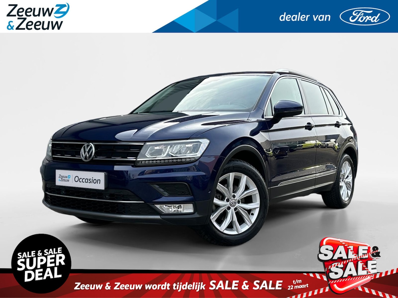 Volkswagen Tiguan - 1.4 TSI ACT Highline |Zeer nette auto|Trekhaak|Achteruitrij camera|Automaat| - AutoWereld.nl