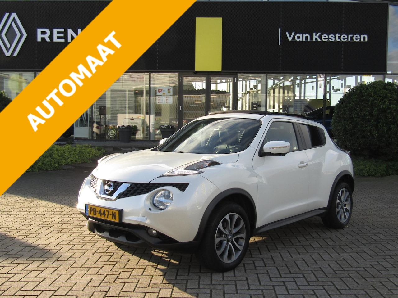 Nissan Juke - 1.6 CVT 2WD Tekna / Navigatie / 360 Camera / Schuif-Kanteldak / Leder / Stoelverwarming - AutoWereld.nl