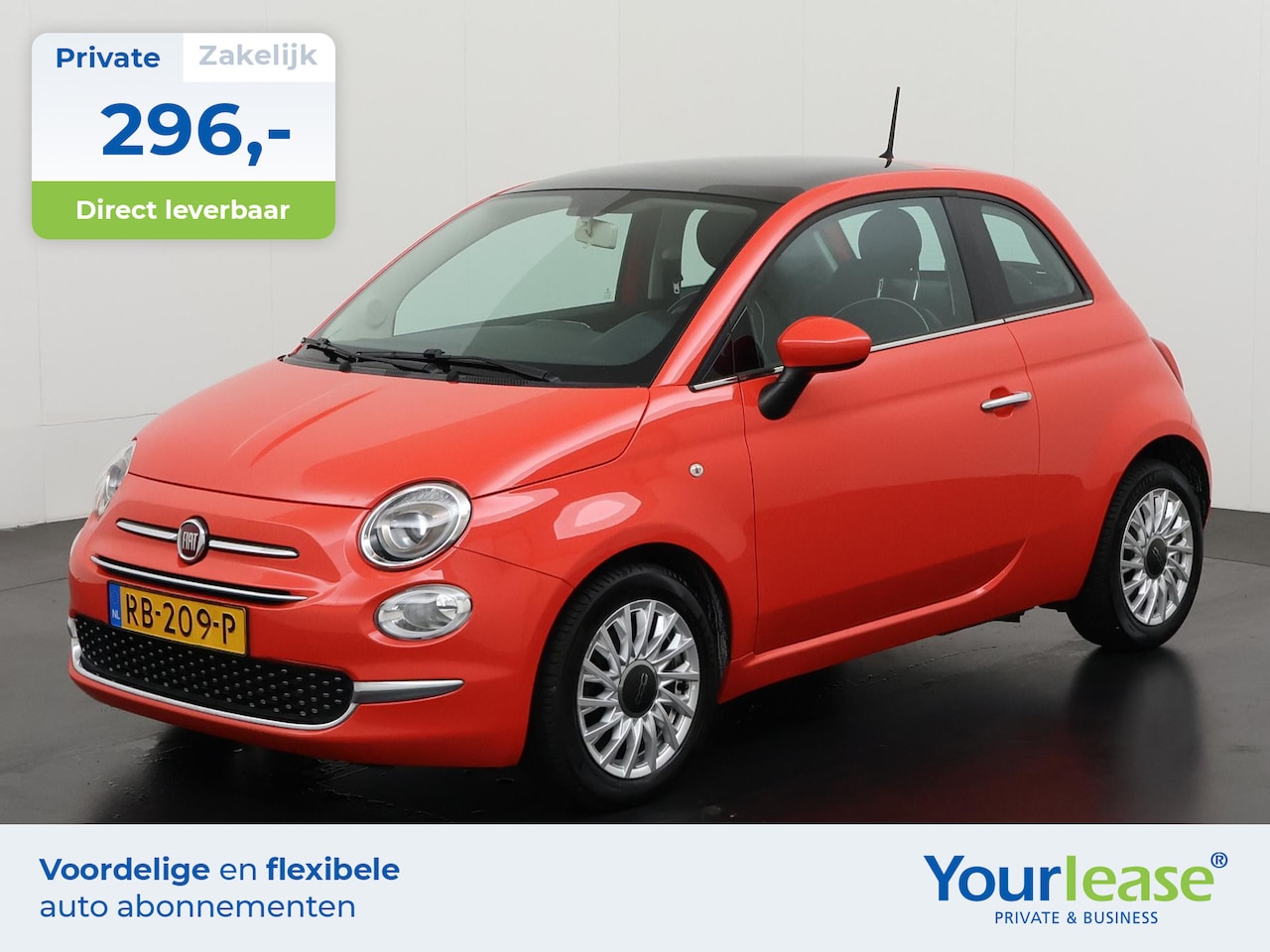 Fiat 500 - 0.9 TwinAir Turbo Lounge Automaat | All-in 296,- Private Lease | Zondag Open! - AutoWereld.nl