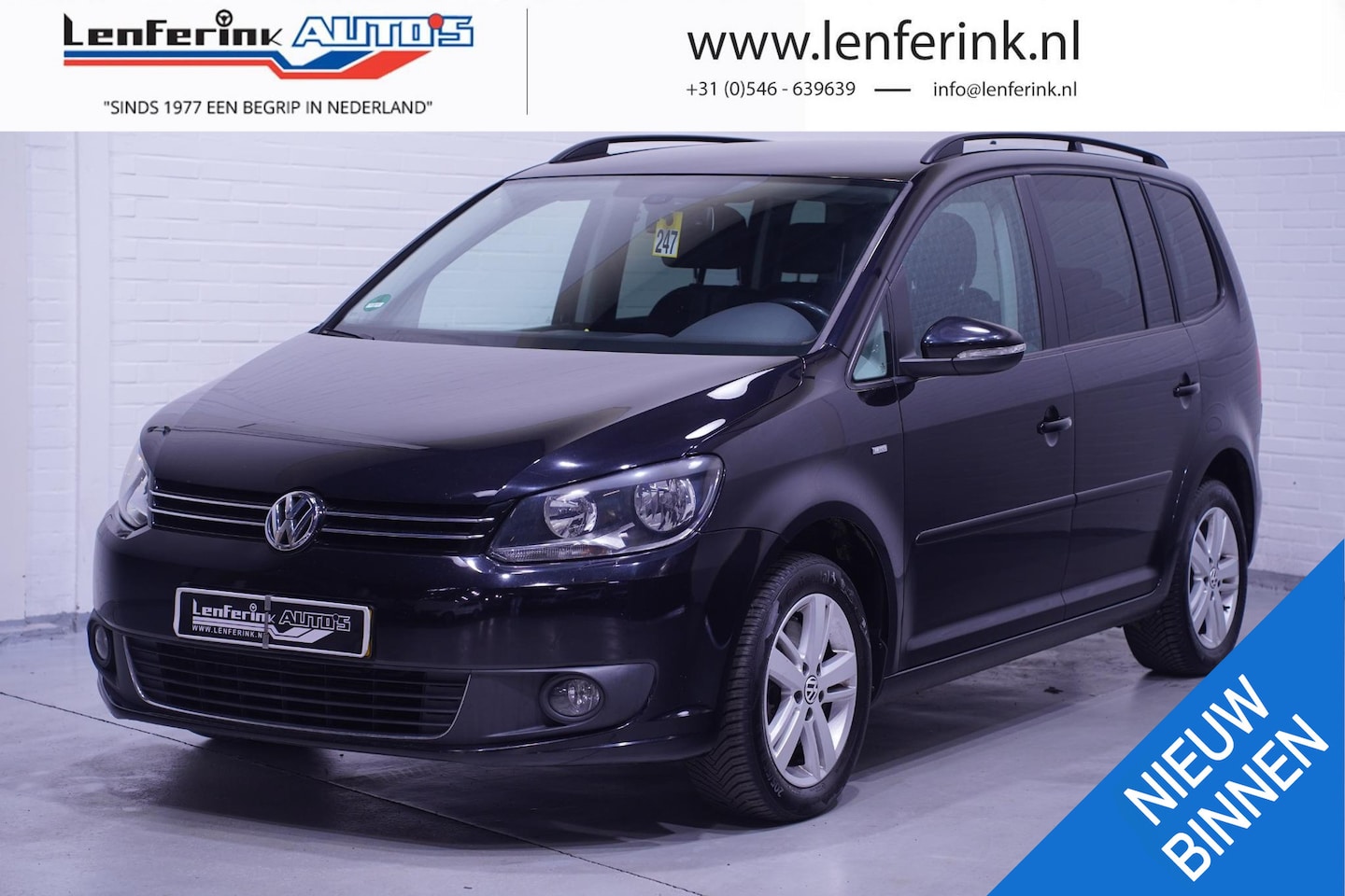 Volkswagen Touran - 1.4 TSI Comfortline Match 7p. navi-full map cruise-controle stoelverwarming voor climate c - AutoWereld.nl