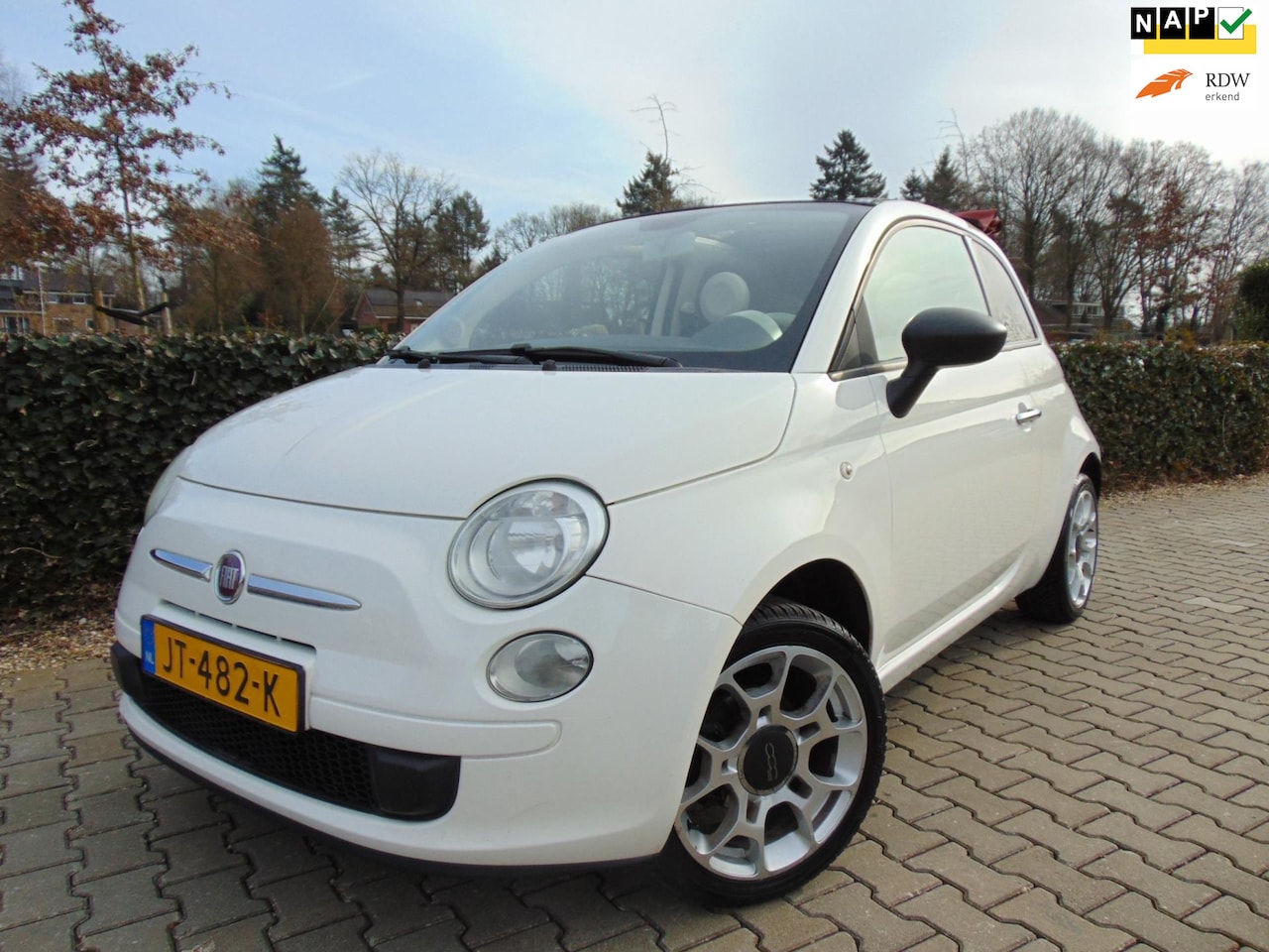 Fiat 500 C - 1.2 Pop Cabrio , City / Elec.Pakket / Bluetooth / Isofix / 16" Abarth Lm velgen. - AutoWereld.nl