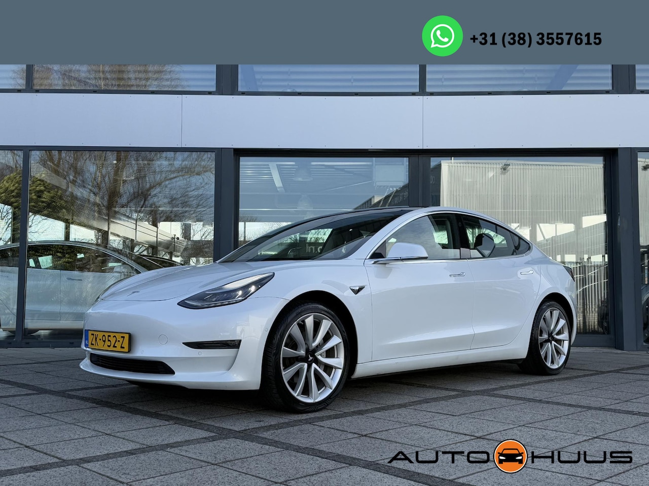 Tesla Model 3 - Range Plus Autopilot Panorama Leder 19inch - AutoWereld.nl