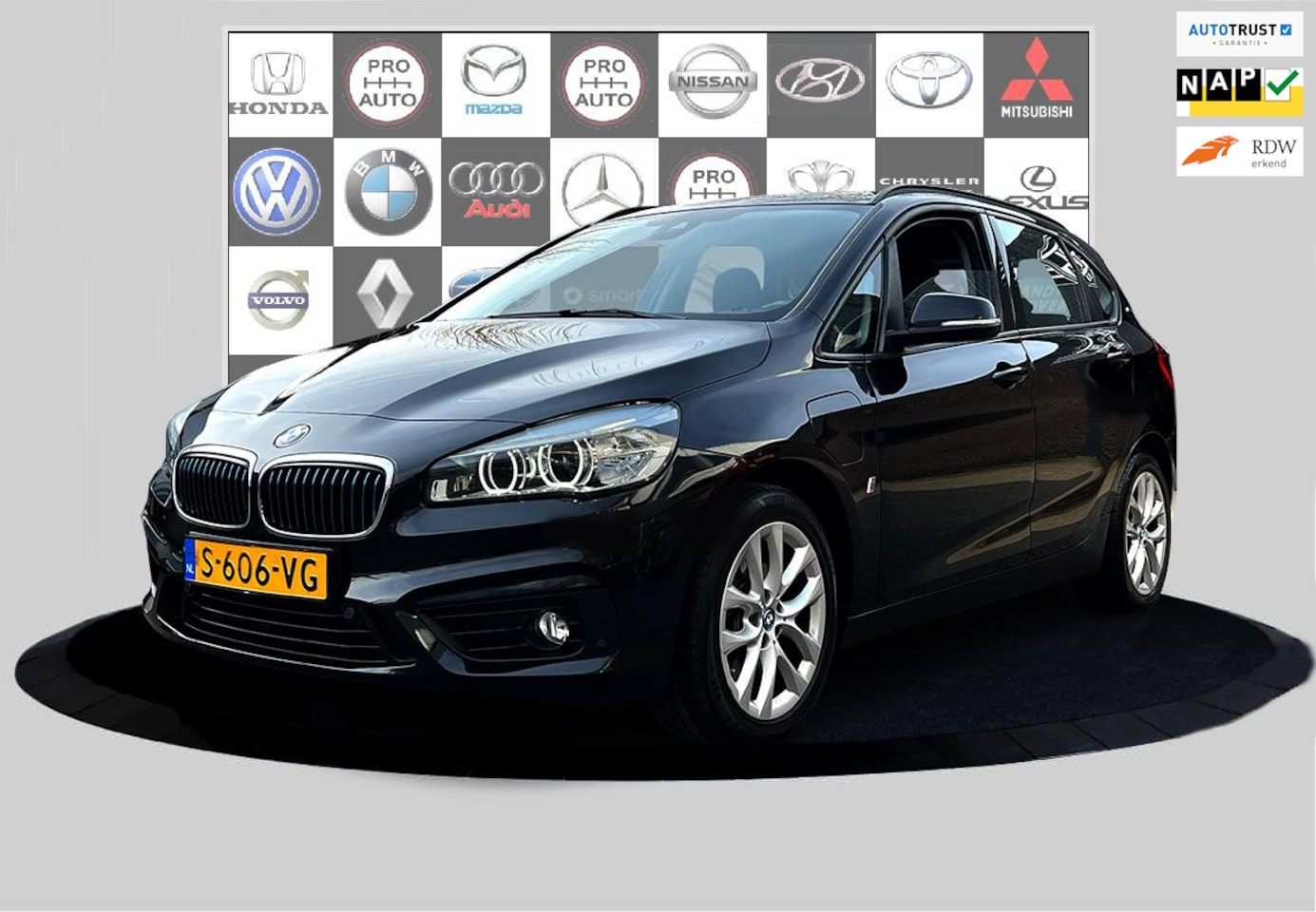 BMW 2-serie Active Tourer - 225xe iPerformance eDrive Edition Navi_Cruise_LEDStoelverw - AutoWereld.nl