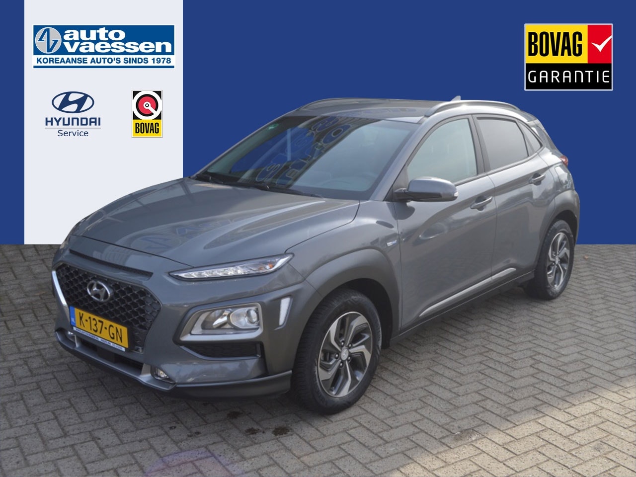 Hyundai Kona - 1.6 GDI HEV Fashion NL-auto dec. 2020 1e eig. - AutoWereld.nl