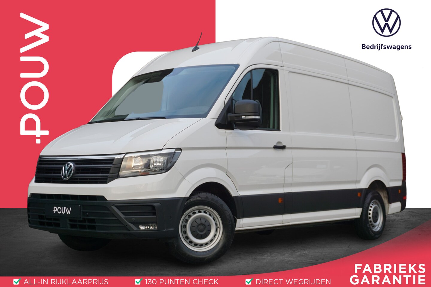 Volkswagen Crafter - 35 2.0 TDI 140pk L3H3 Highline | App Connect Navigatie | Betonplex Laadvloer - AutoWereld.nl