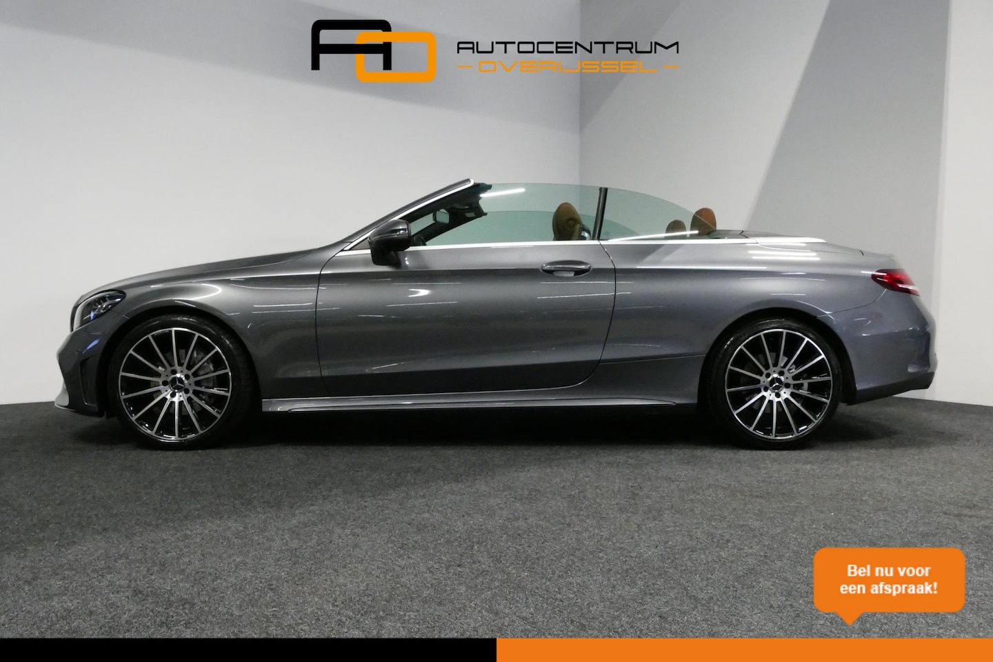 Mercedes-Benz C-klasse Cabrio - 180 AMG Line / Airscarf - nekverwarming / Stoelverwarming / Apple Carplay - Andriod Auto / - AutoWereld.nl