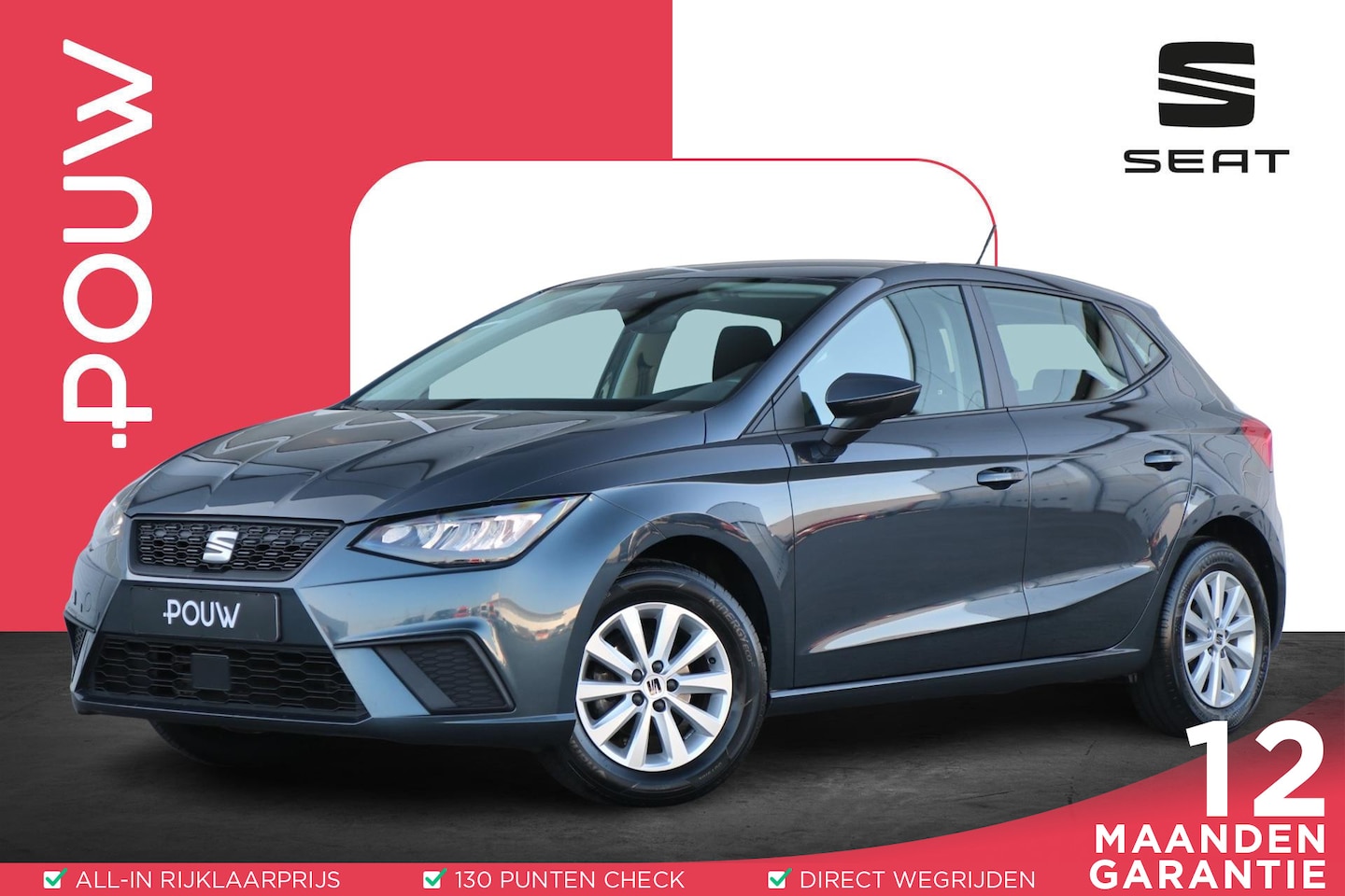 Seat Ibiza - 1.0 EcoTSI 95pk Style | Cruise Control | DAB+ | Full Link Navigatie - AutoWereld.nl