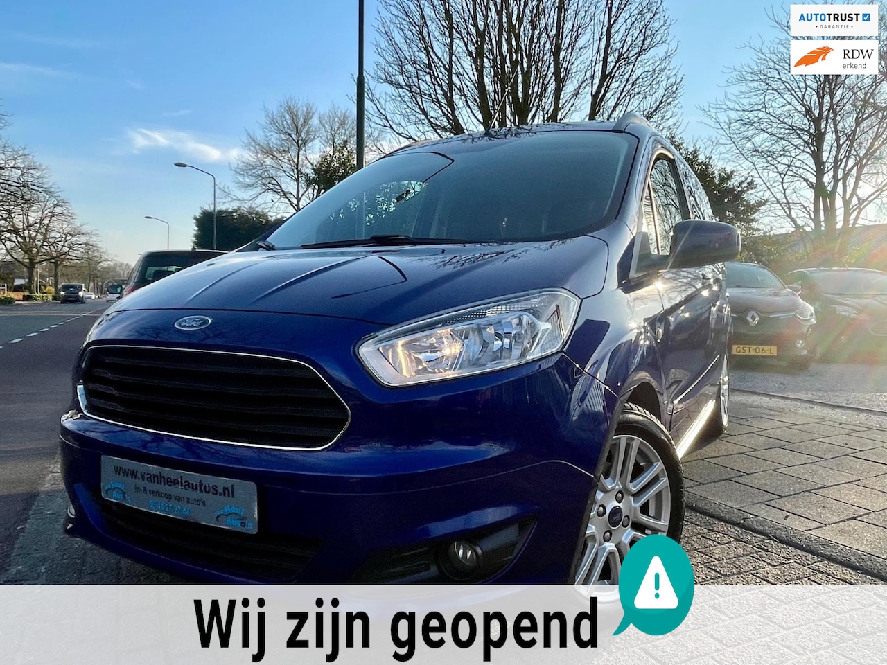 Ford Tourneo Courier - 1.0 Titanium Clima Elek Pakket Lmv Trekhaak - AutoWereld.nl