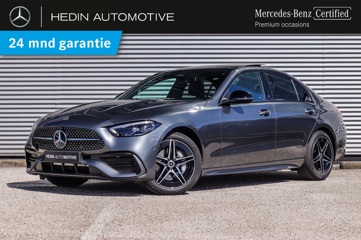 Mercedes-Benz C-klasse - C 200 Limousine Automaat AMG Line | Nightpakket | Panoramadak | Distronic | Sfeerverlichti - AutoWereld.nl