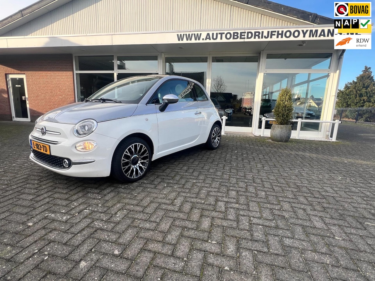 Fiat 500 - 1.2 Lounge Panoramadak Callefione - AutoWereld.nl