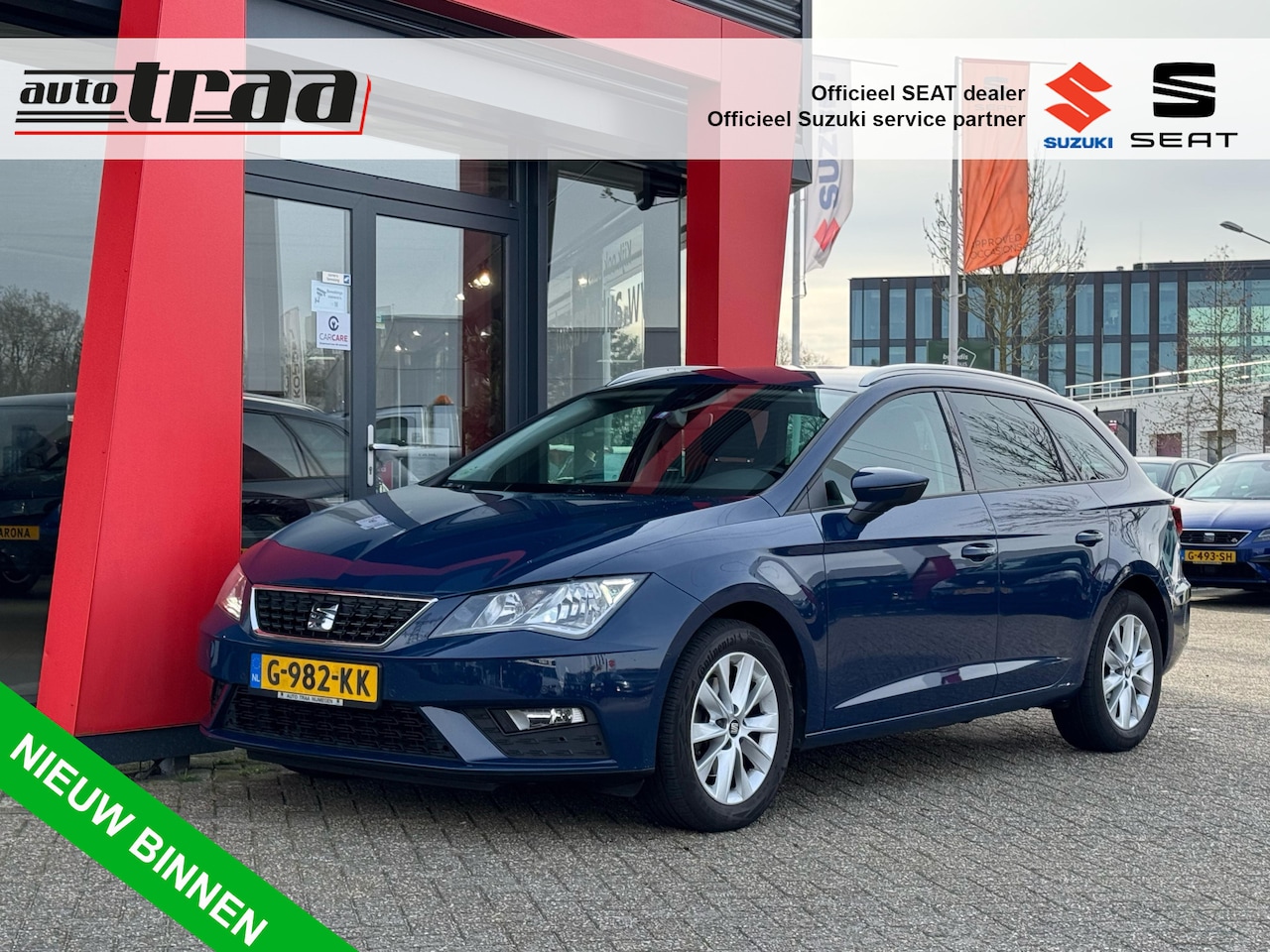 Seat Leon ST - 1.5 TGI Style Business Intense / AUTOMAAT / TREKHAAK / APPLE CARPLAY / ANDROID AUTO / - AutoWereld.nl