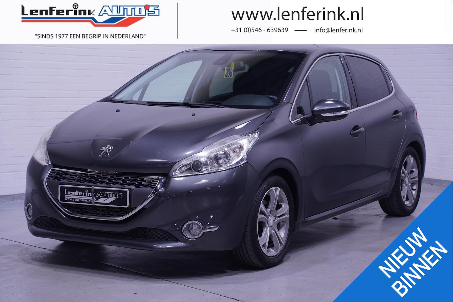 Peugeot 208 - 1.6 VTi Allure navigatie cruise-controle lmv 16"trekhaak private-glas PDC private-glas arm - AutoWereld.nl