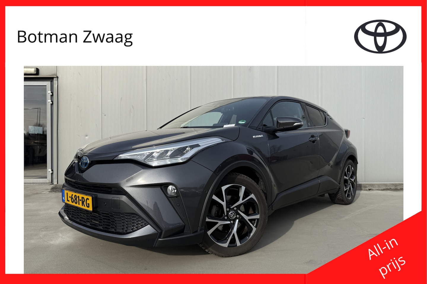 Toyota C-HR - 2.0 Hybrid Dynamic Automaat | Trekhaak | Cruise control adaptief | Achteruitrijcamera | PD - AutoWereld.nl