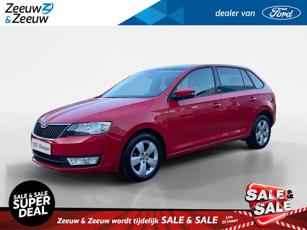 Skoda Rapid Spaceback - 1.2 TSI Greentech JOY | Panorama dak | DAB | Parkeer sensoren voor + achter | Start/stop s - AutoWereld.nl