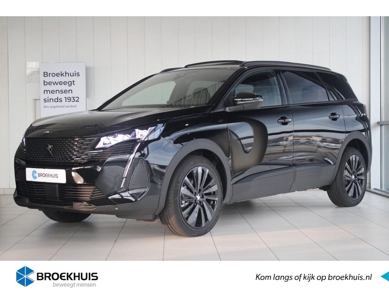 Peugeot 5008 - 1.2 Turbo 130-PK GT BLACK PACK VOORRAAD ACTIE AUTO | LUXE UITVOERING | NAVI | ELEKTRISCHE - AutoWereld.nl