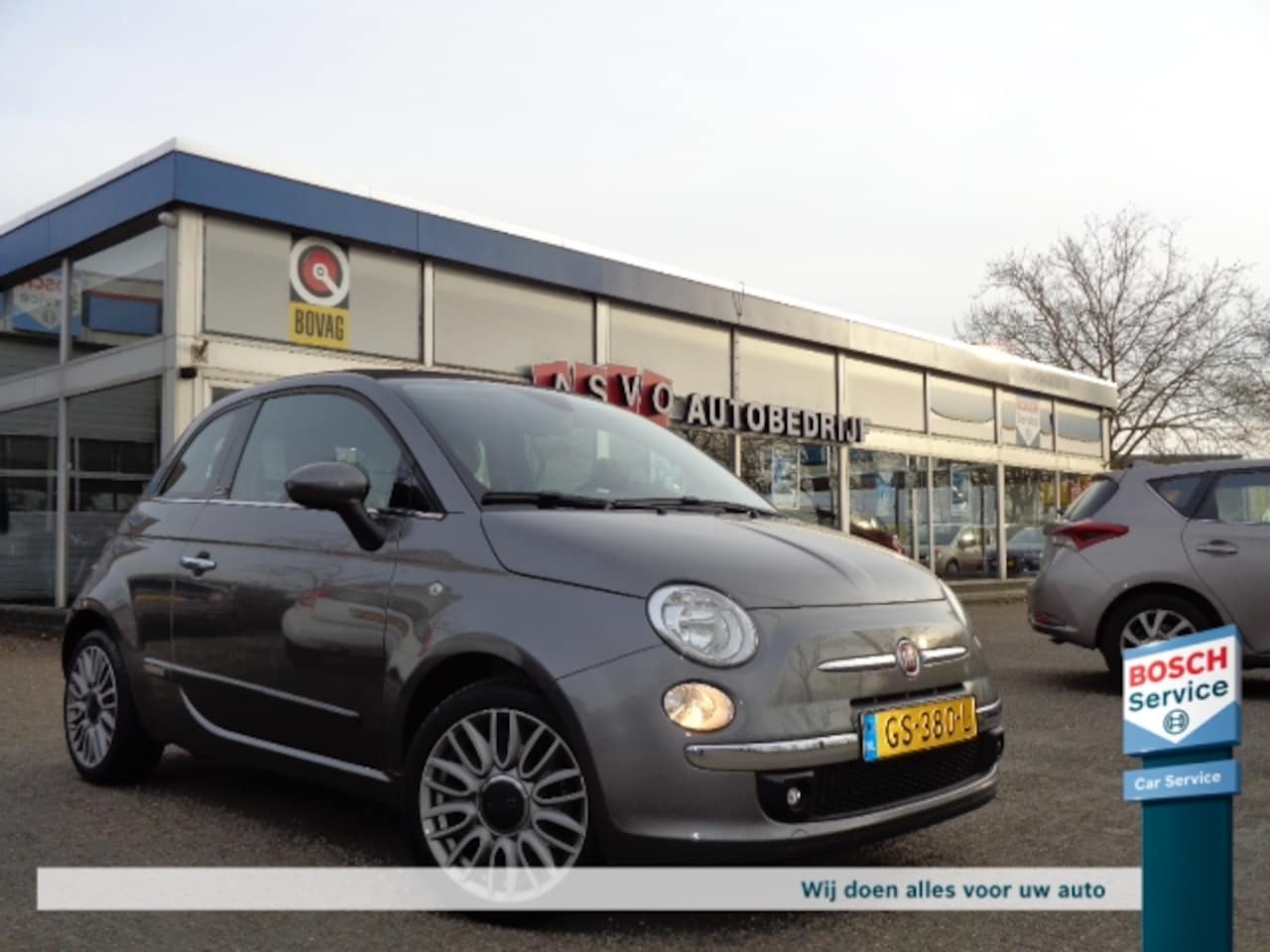 Fiat 500 C - TWIN AIR 80 Autom. Lounge Cabrio Clima Navi NL auto - AutoWereld.nl