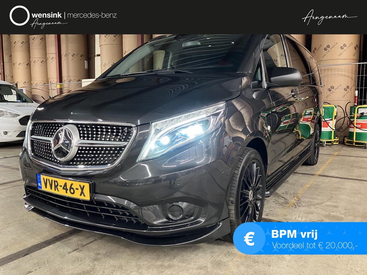 Mercedes-Benz Vito - 114 CDI Lang BPM vrij! - Dubbelcabine - Lichtmetalen velgen 19inch - Fortspoiler  - Achter - AutoWereld.nl