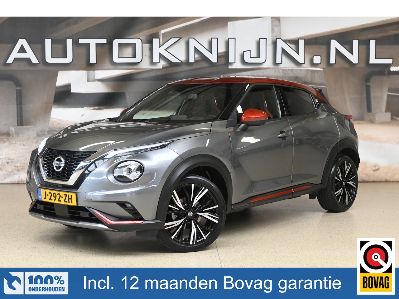 Nissan Juke - 1.0 DIG-T 117pk N-Design | NL-auto | 1e Eigenaar | Technology pack | Interior pack Orange - AutoWereld.nl