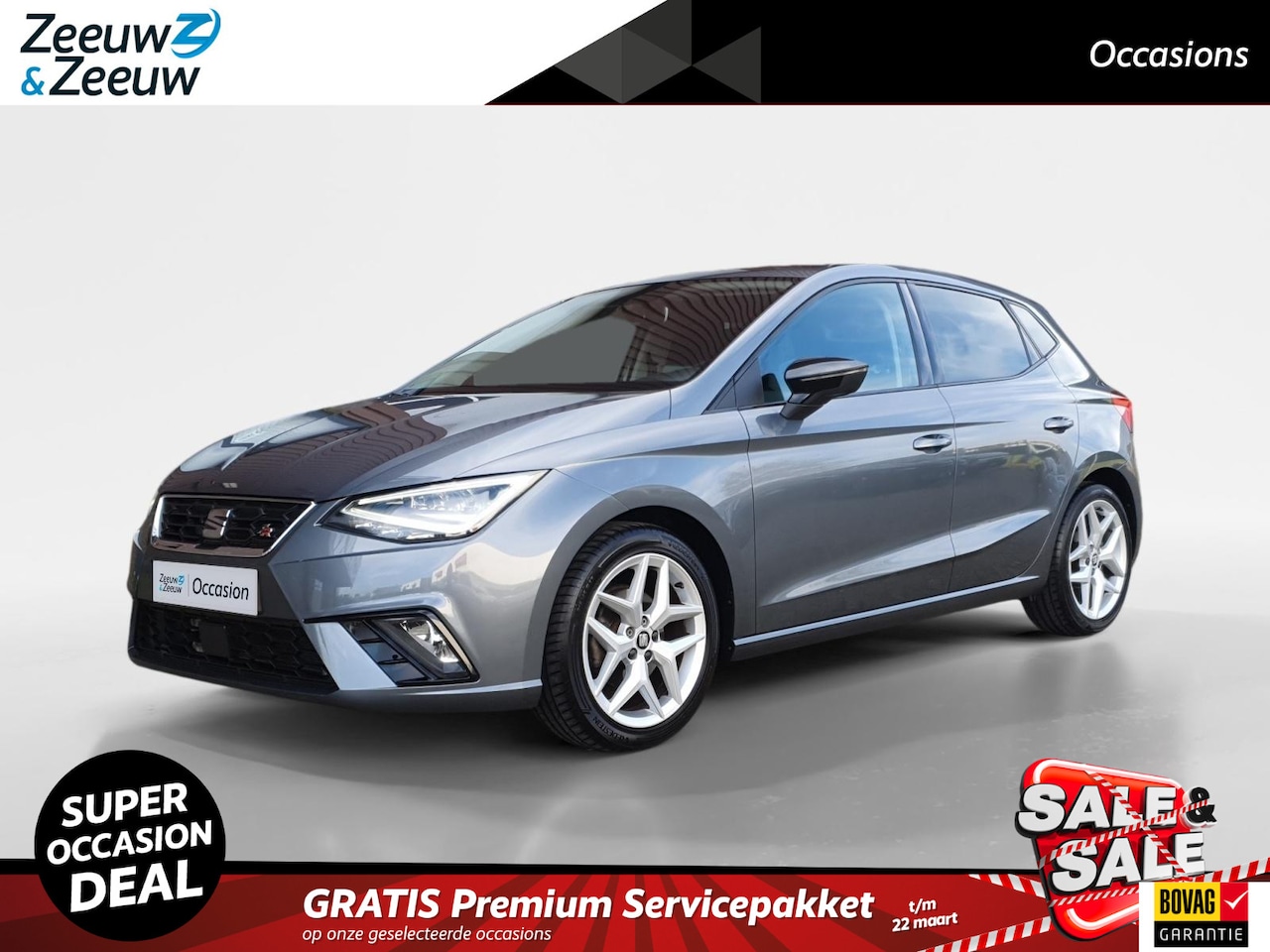 Seat Ibiza - 1.0 TSI FR Business Intense | Automaat | Navigatie | Apple Carplay / Android auto | Climat - AutoWereld.nl