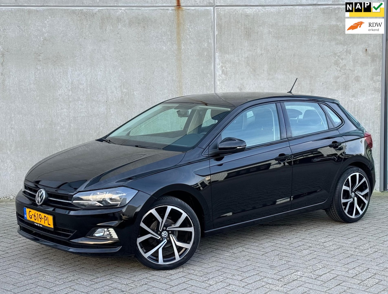 Volkswagen Polo - 1.0 TSI 95pk DSG 2019 Zwart NWE APK|AIRCO - AutoWereld.nl