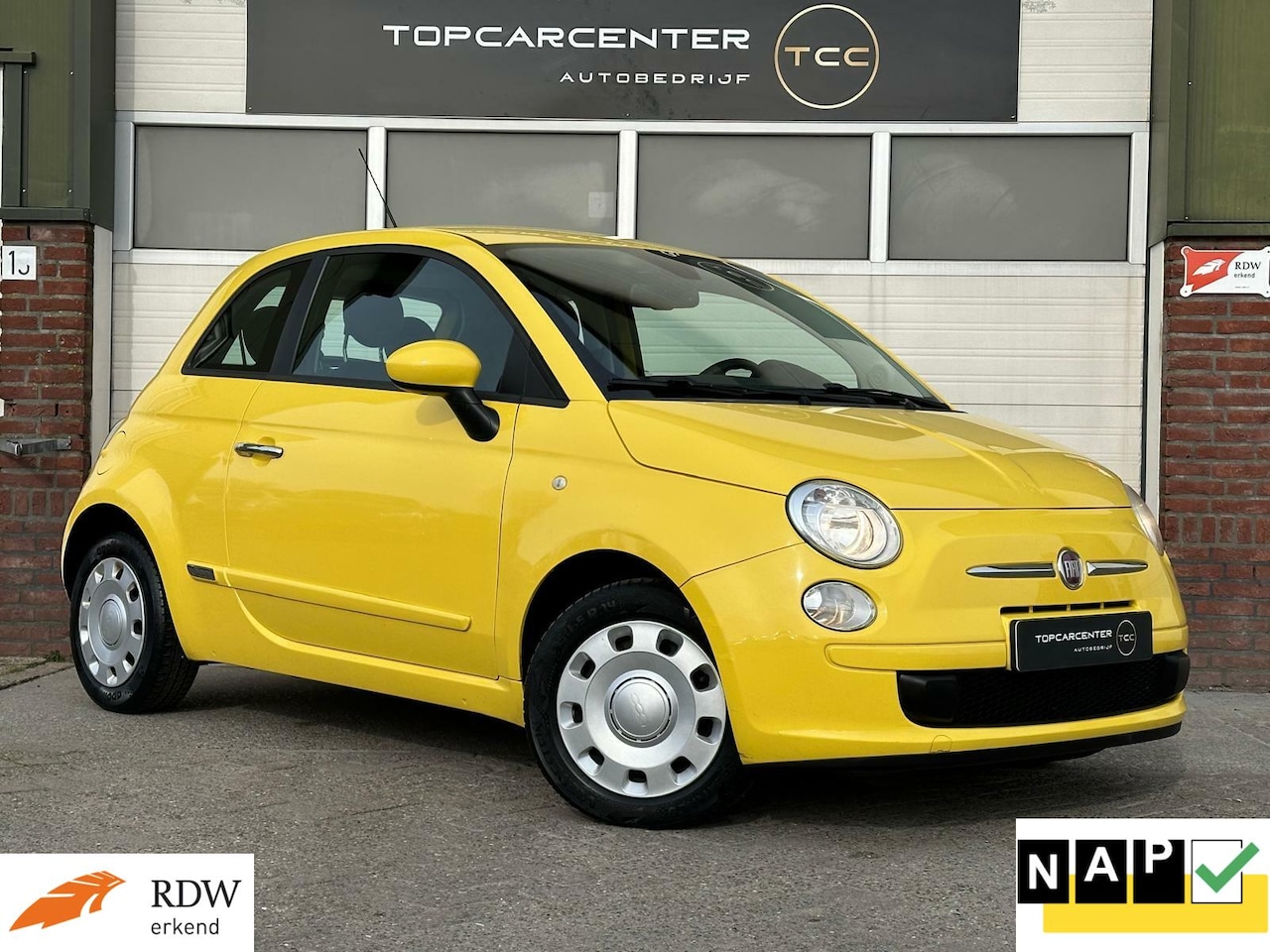 Fiat 500 - 1.2 Pop/AIRCO/PARKS/CRUISE/APK/NAP - AutoWereld.nl