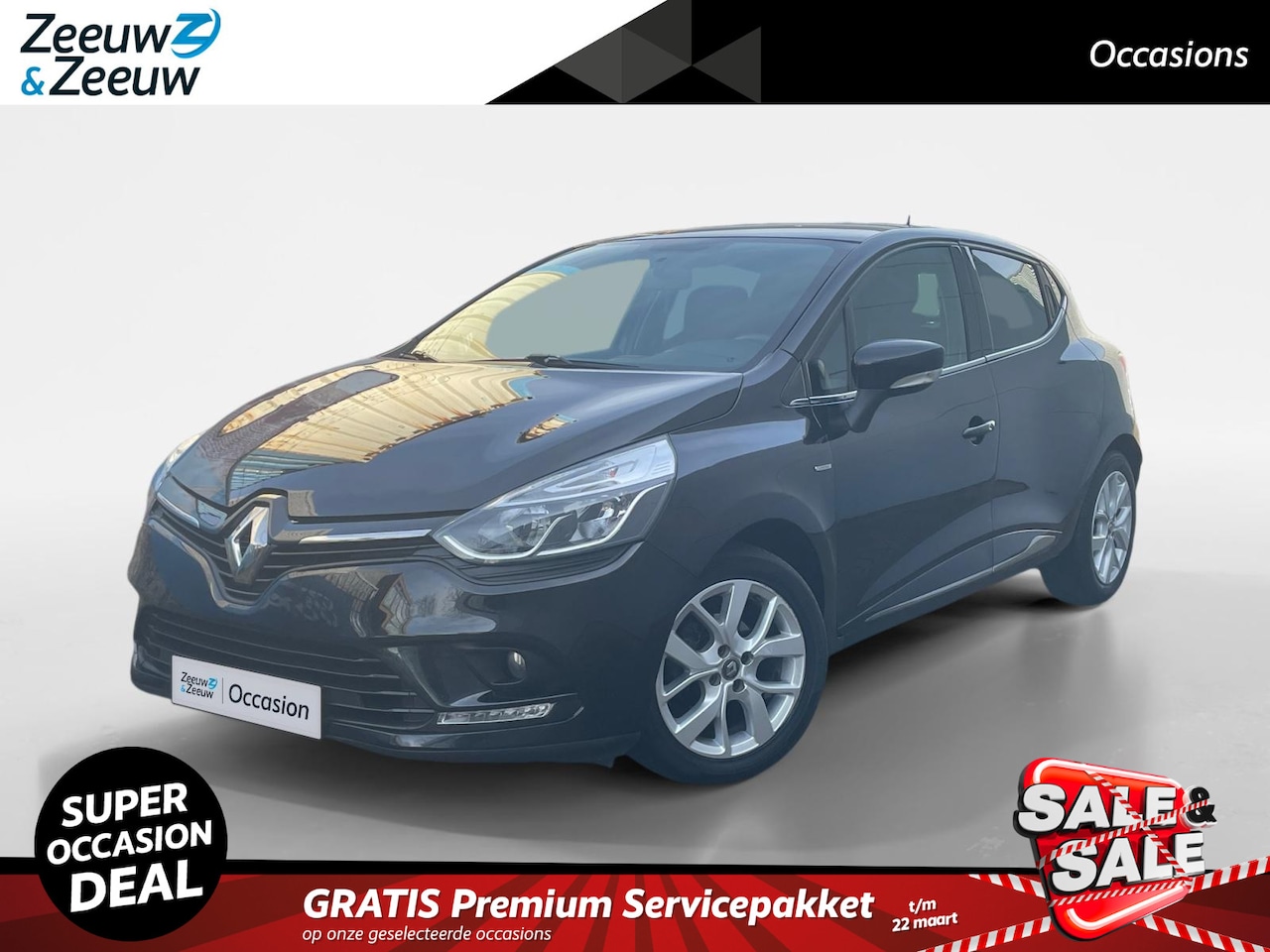 Renault Clio - 0.9 TCe Limited Dealer onderhouden| Parkeersensoren | Navigatie | Bluetooth | Apple/Androi - AutoWereld.nl