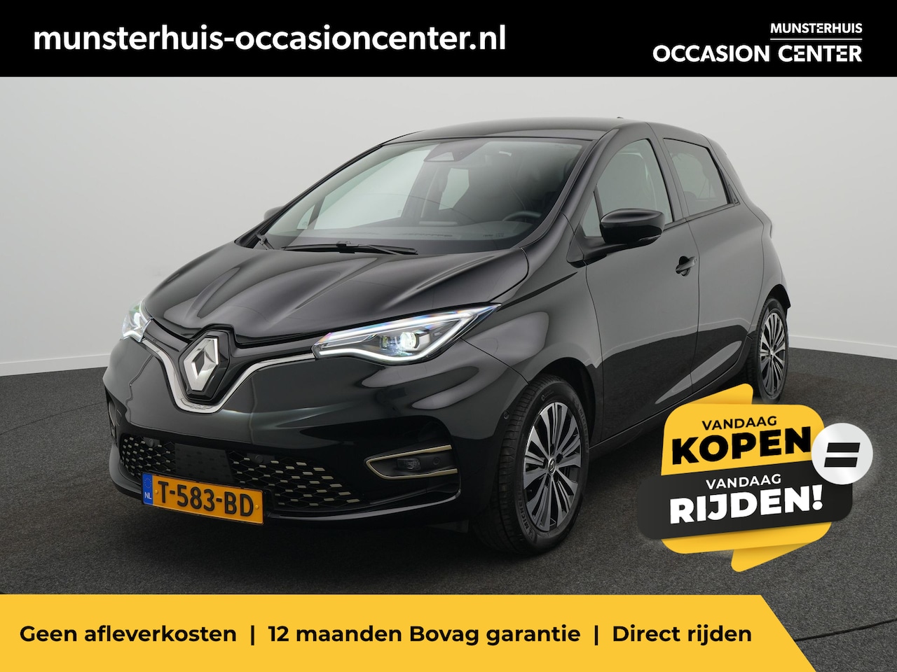 Renault Zoe - R135 Iconic 52 kWh - Navigatie - Achteruitrijcamera - AutoWereld.nl