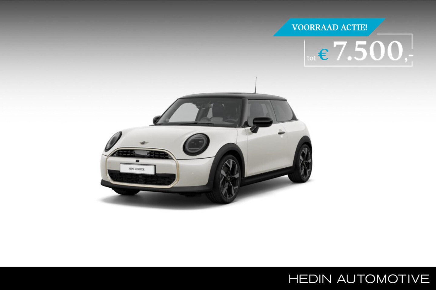 MINI Cooper - 3-deurs C Favoured | Pakket L | 18 inch Night Flash Spoke 2-tone - AutoWereld.nl