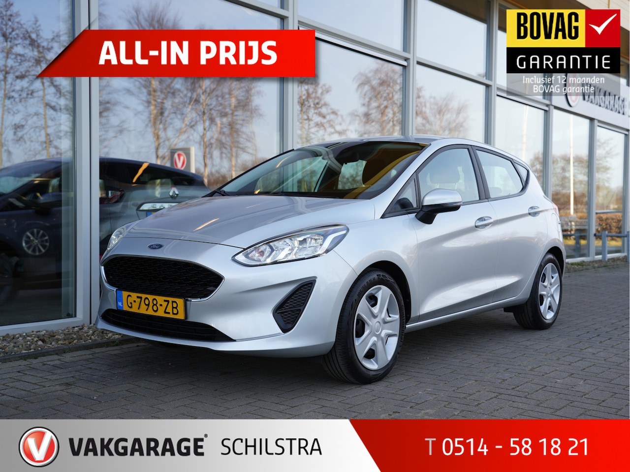 Ford Fiesta - 1.0 EcoBoost Connected | Bluetooth | Led | Android/Apple Carplay - AutoWereld.nl