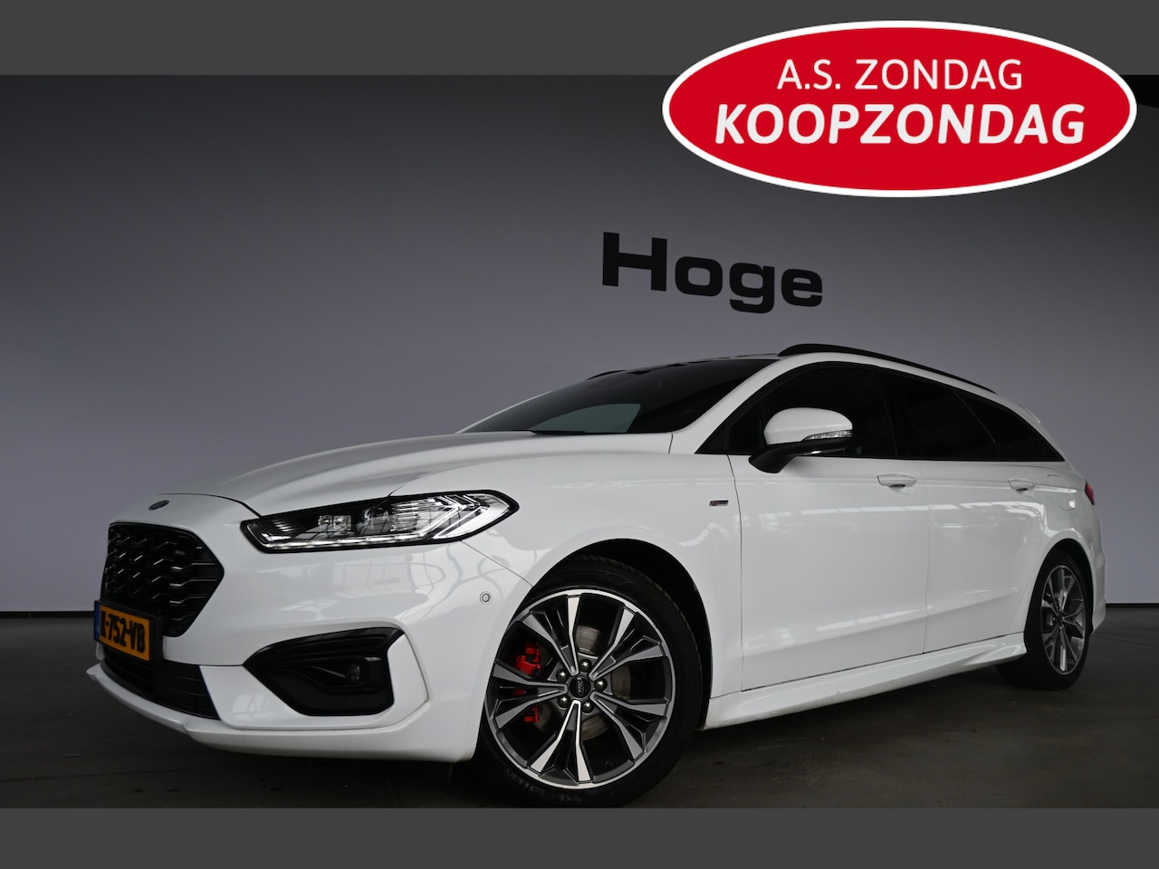 Ford Mondeo Wagon - 2.0 IVCT HEV ST-Line Stoelverwarming Navigatie Airco 100% Dealer Onderhouden Inruil Mogeli - AutoWereld.nl