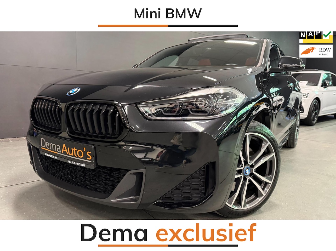 BMW X2 - XDrive25e M-SPORT 220PK PANO/LEDER/H-KARDON/NAVI/LED/DAB/CARPLAY/// - AutoWereld.nl