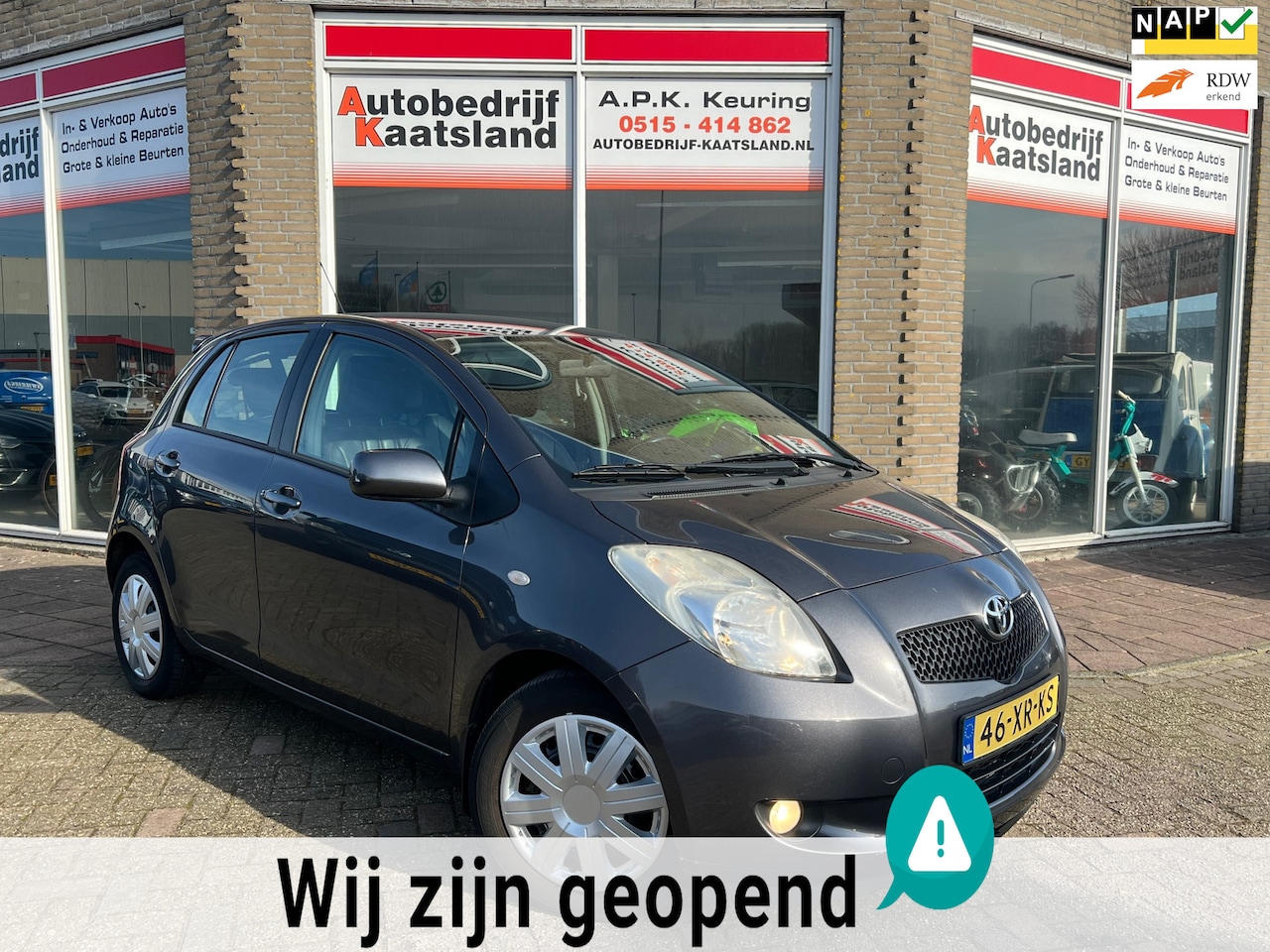 Toyota Yaris - 1.3 VVTi Sol - Leder - 1e Eigenaar - Dealer onderhouden - Airco - 2008 - AutoWereld.nl