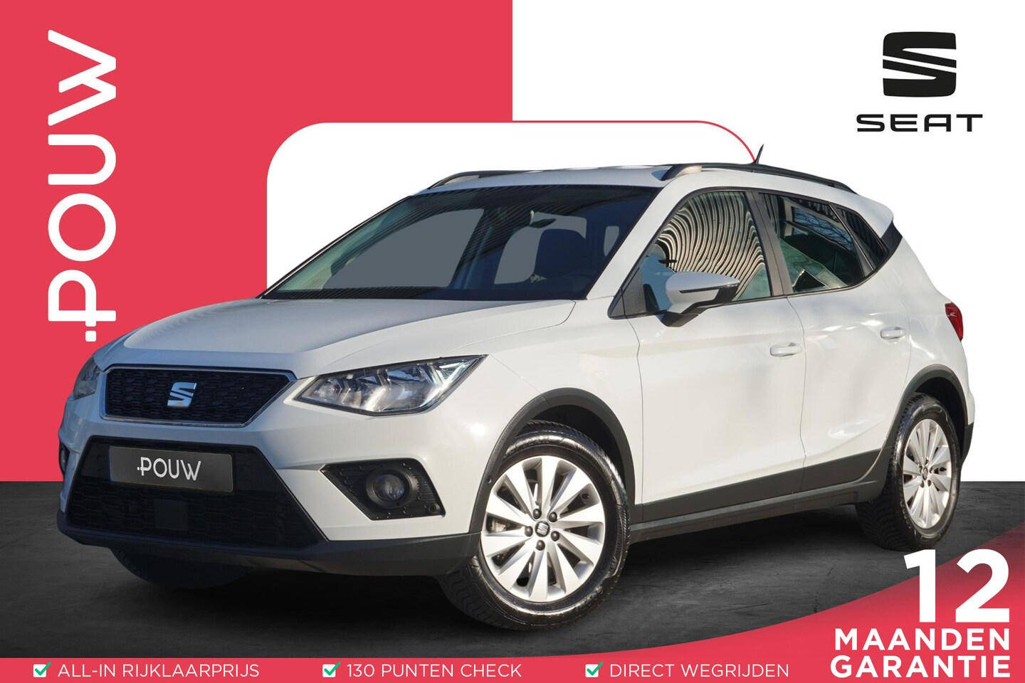 Seat Arona - 1.0 TSI 115pk DSG Style Business Intense | PDC Rondom | Navigatie | Adaptive Cruise | Full - AutoWereld.nl