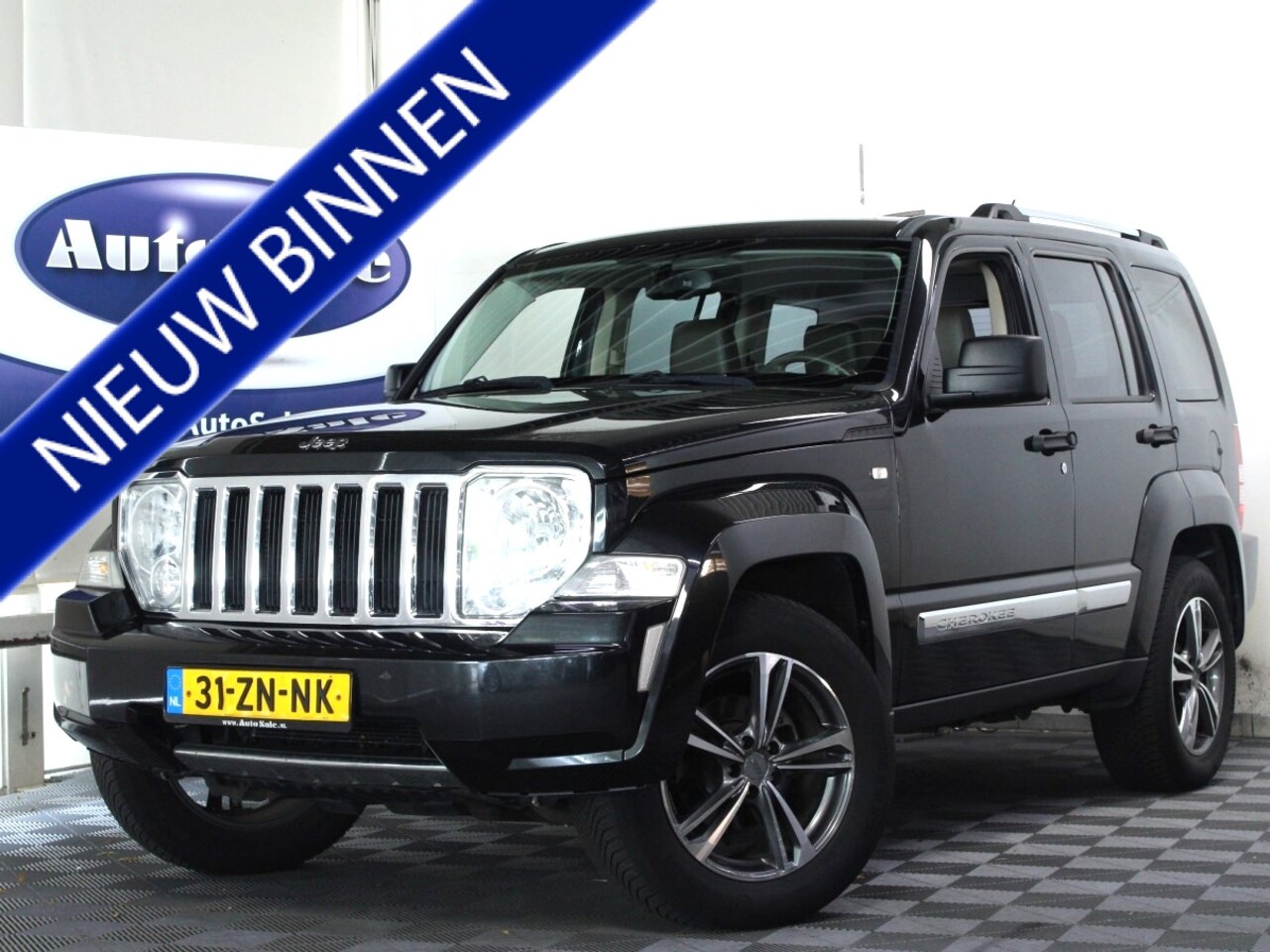 Jeep Cherokee - 2.8 CRD Limited AUT YOUNGTIMER 2eEIG! DAK LEDER NAV STOELVW '08 - AutoWereld.nl