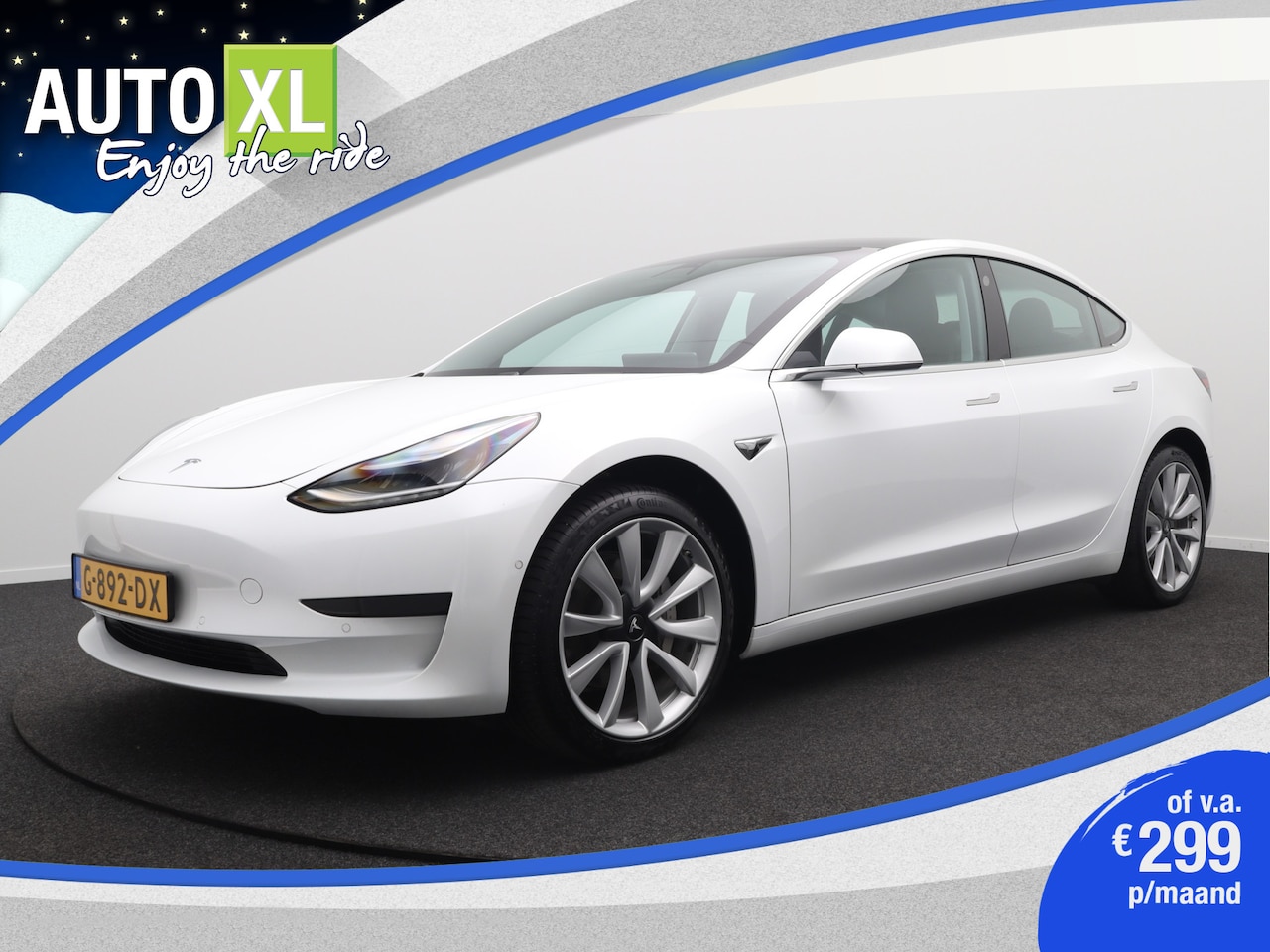 Tesla Model 3 - Plus 60 kWh Pano-Dak Autopilot  19' Velgen - AutoWereld.nl