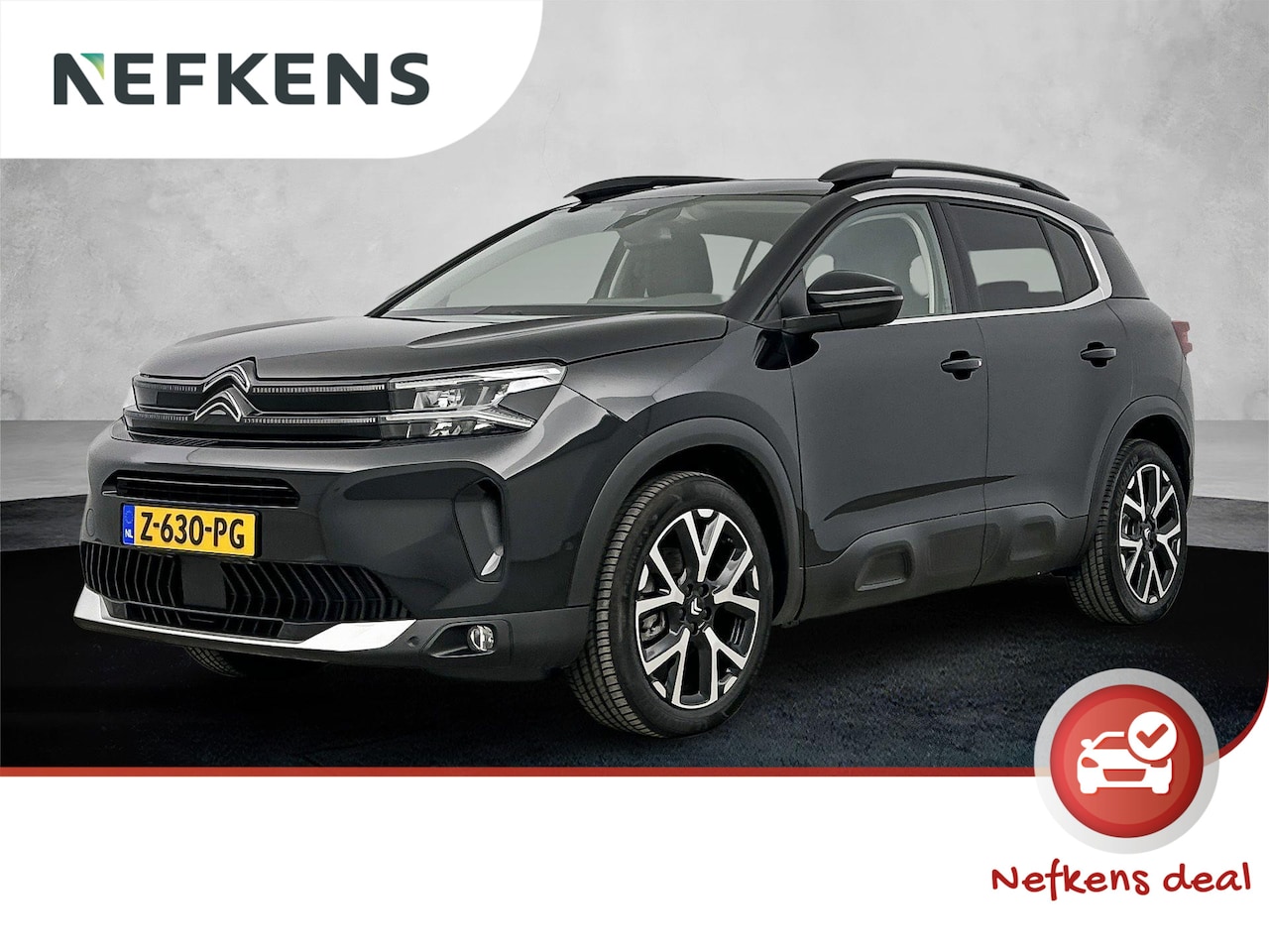 Citroën C5 Aircross - 1.2 Hybrid Shine Glazendak | Stoelverwarming | Parkeersensoren voor + achter + camera - AutoWereld.nl