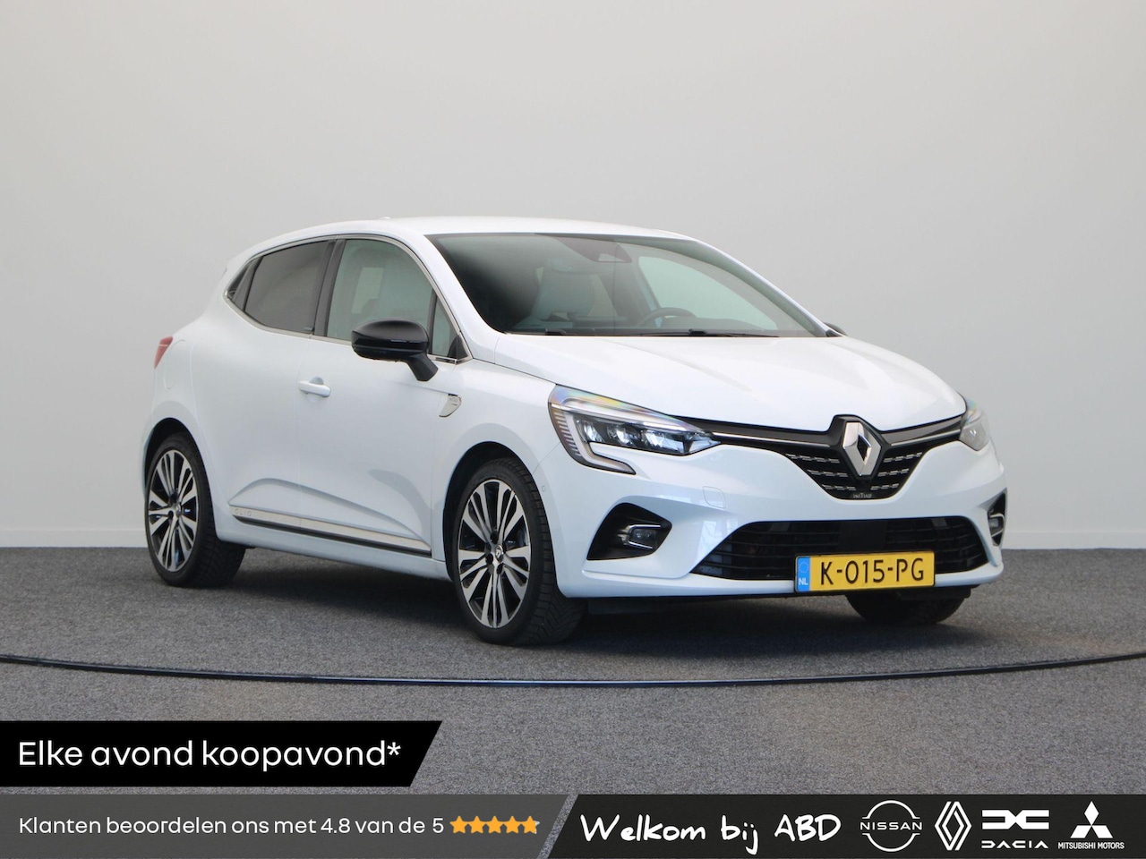 Renault Clio - 1.6 E-Tech Hybrid 140 Initiale Paris | All-Season Banden | Lederen interieur | Stuur en St - AutoWereld.nl