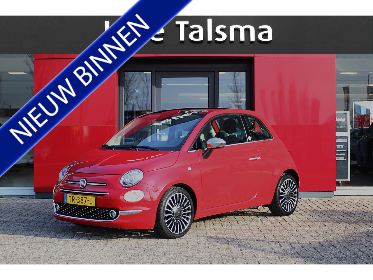 Fiat 500 - TwinAir Turbo Lounge/Mirror | Automaat | 16" Velgen | 7" Scherm | Panoramadak - AutoWereld.nl