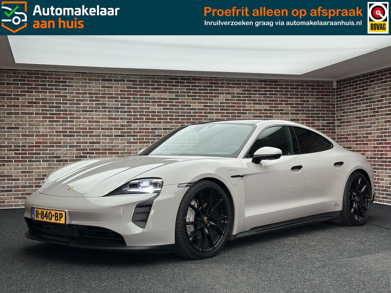 Porsche Taycan - Performance 84 kWh | Dak| Porsche Approved| Eerste eigenaar| Dealer onderhouden| - AutoWereld.nl