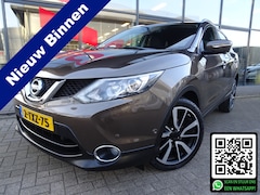 Nissan Qashqai - 1.2 Tekna | 1E EIGENAAR | PANORAMADAK | 360 CAMERA | LEDER