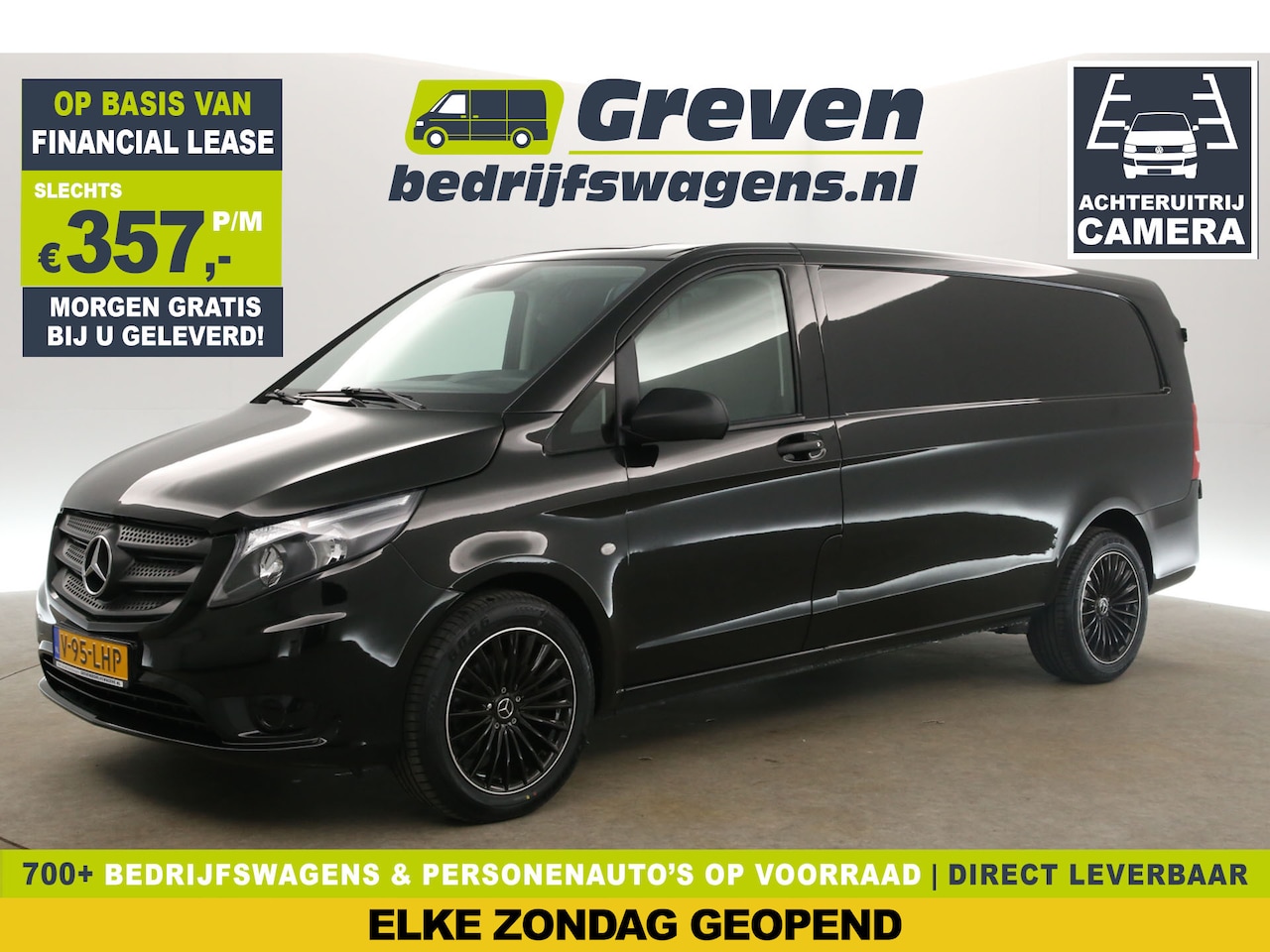 Mercedes-Benz Vito - 114 CDI Extra Lang Airco Cruise Camera Navi 3 Persoons Elektrpakket Trekhaak - AutoWereld.nl