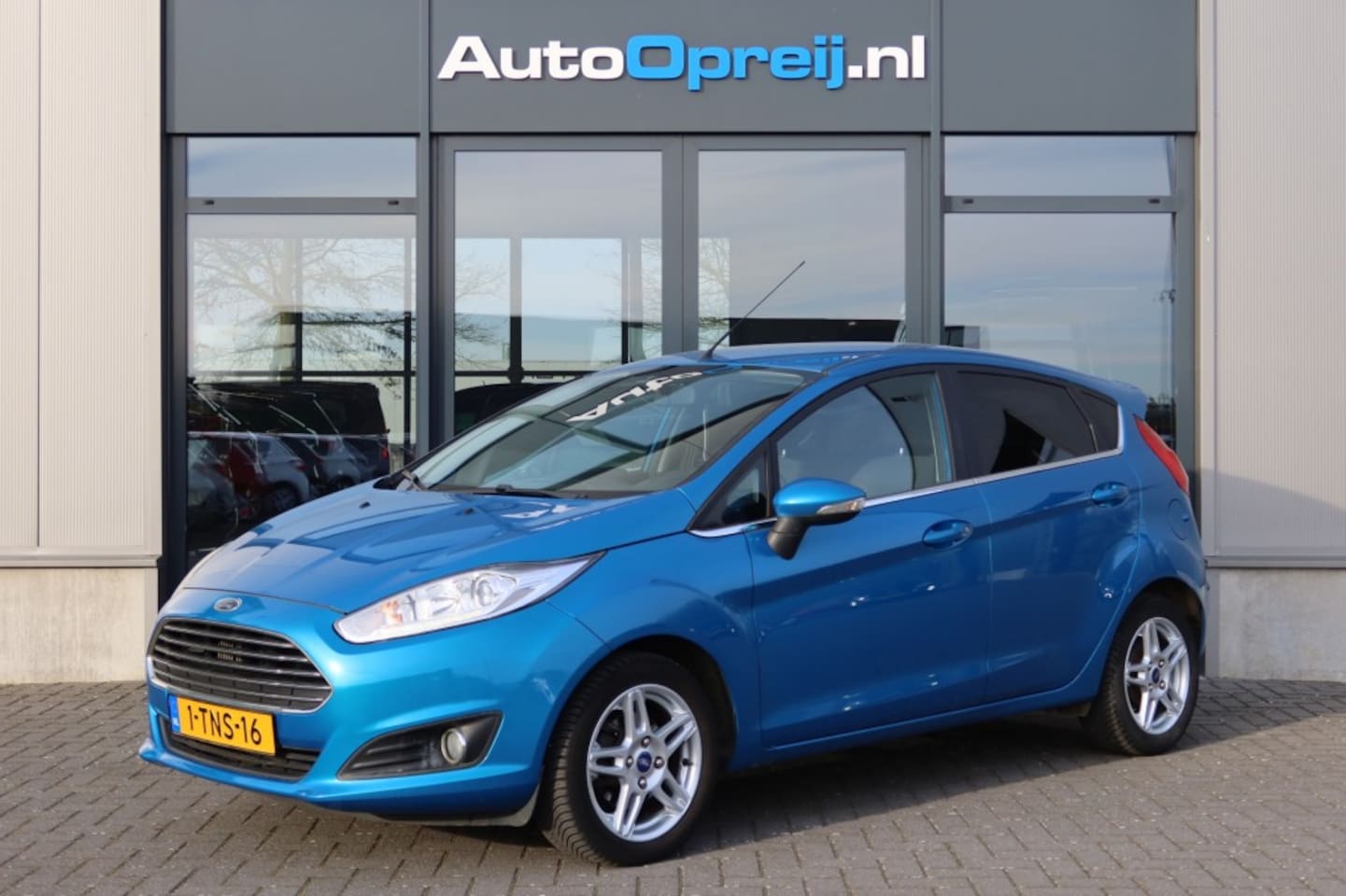 Ford Fiesta - 1.0 EcoBoost Titanium 101pk 5drs. Airco, NAVI, LM-Velgen - AutoWereld.nl