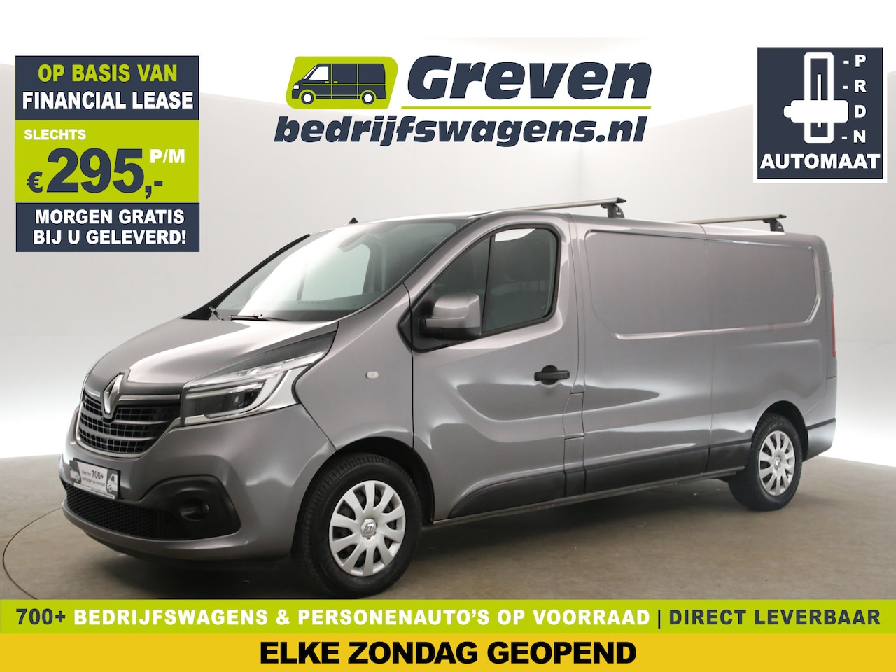 Renault Trafic - 2.0 DCI L2H1 Automaat Airco LED Cruise Camera 3 Persoons Trekhaak PDC Stoelverwarming - AutoWereld.nl