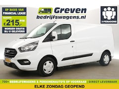 Ford Transit Custom - 300 2.0 TDCI L2H1 Airco Cruise Carplay LED Trekhaak Stoelverwarming Parkeersensoren 3 Pers