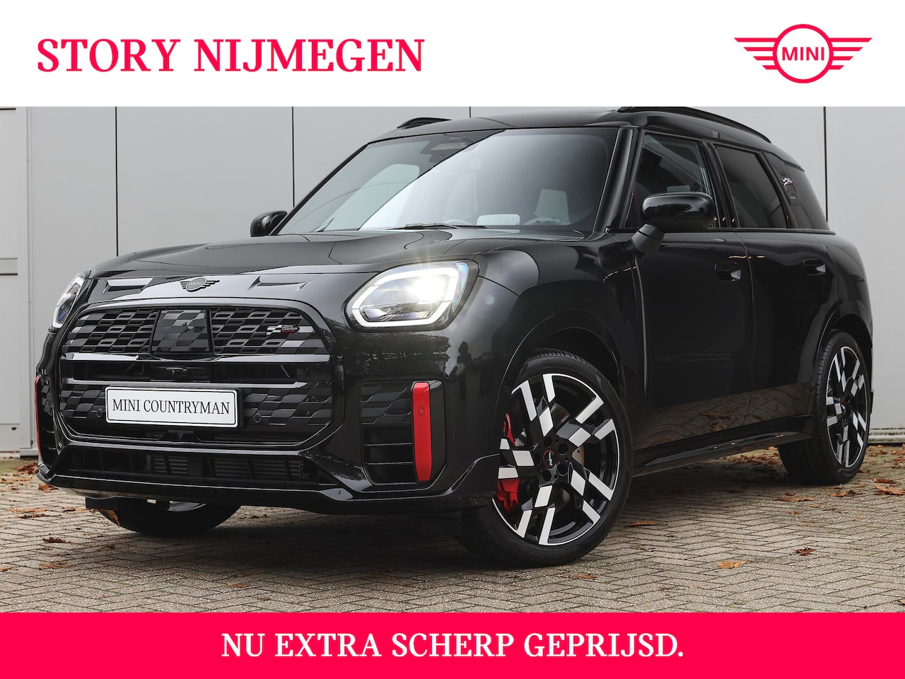 MINI Countryman - JCW ALL4 Automaat / Pakket XL / 20" John Cooper Works Flag Spoke 2-tone - AutoWereld.nl