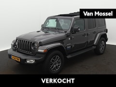 Jeep Wrangler Unlimited - 4xe 380 Sahara | Elektrisch vouwdak | Stoelverwarming | Leder | Trekhaak | Zeer compleet